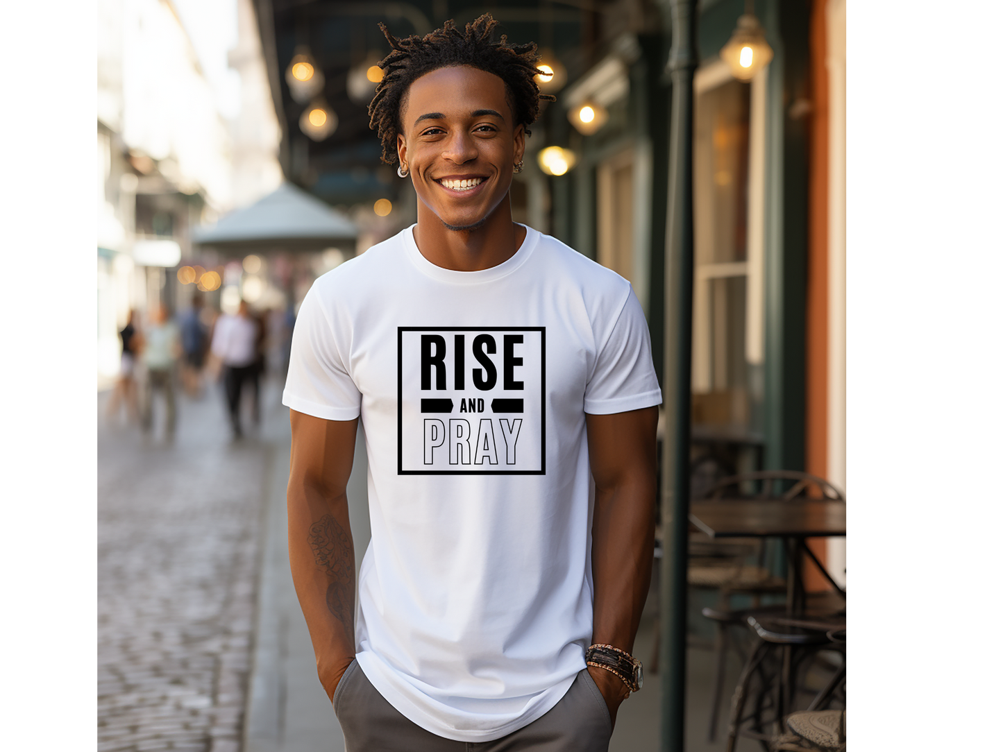 RISE AND PRAY T-SHIRT