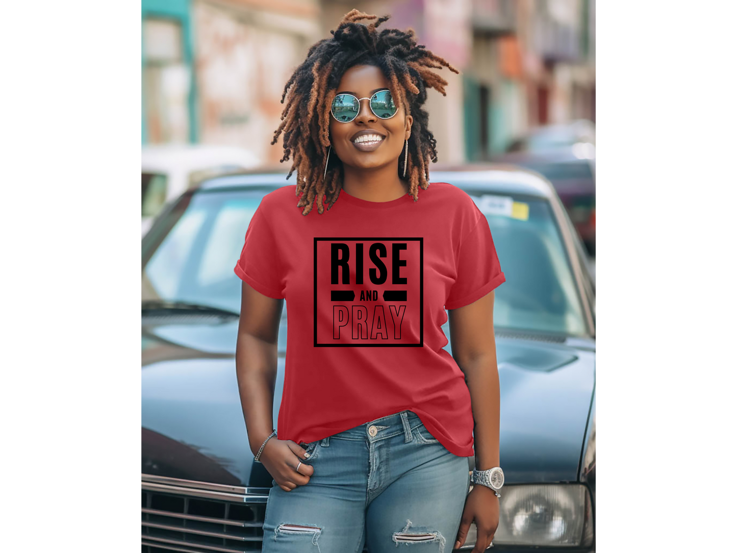 RISE AND PRAY T-SHIRT