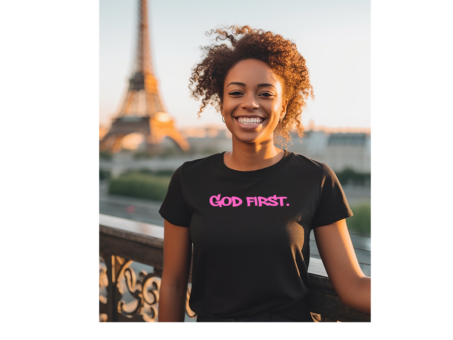 GOD FIRST ADULT T-SHIRT