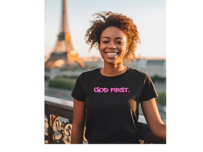 GOD FIRST ADULT T-SHIRT