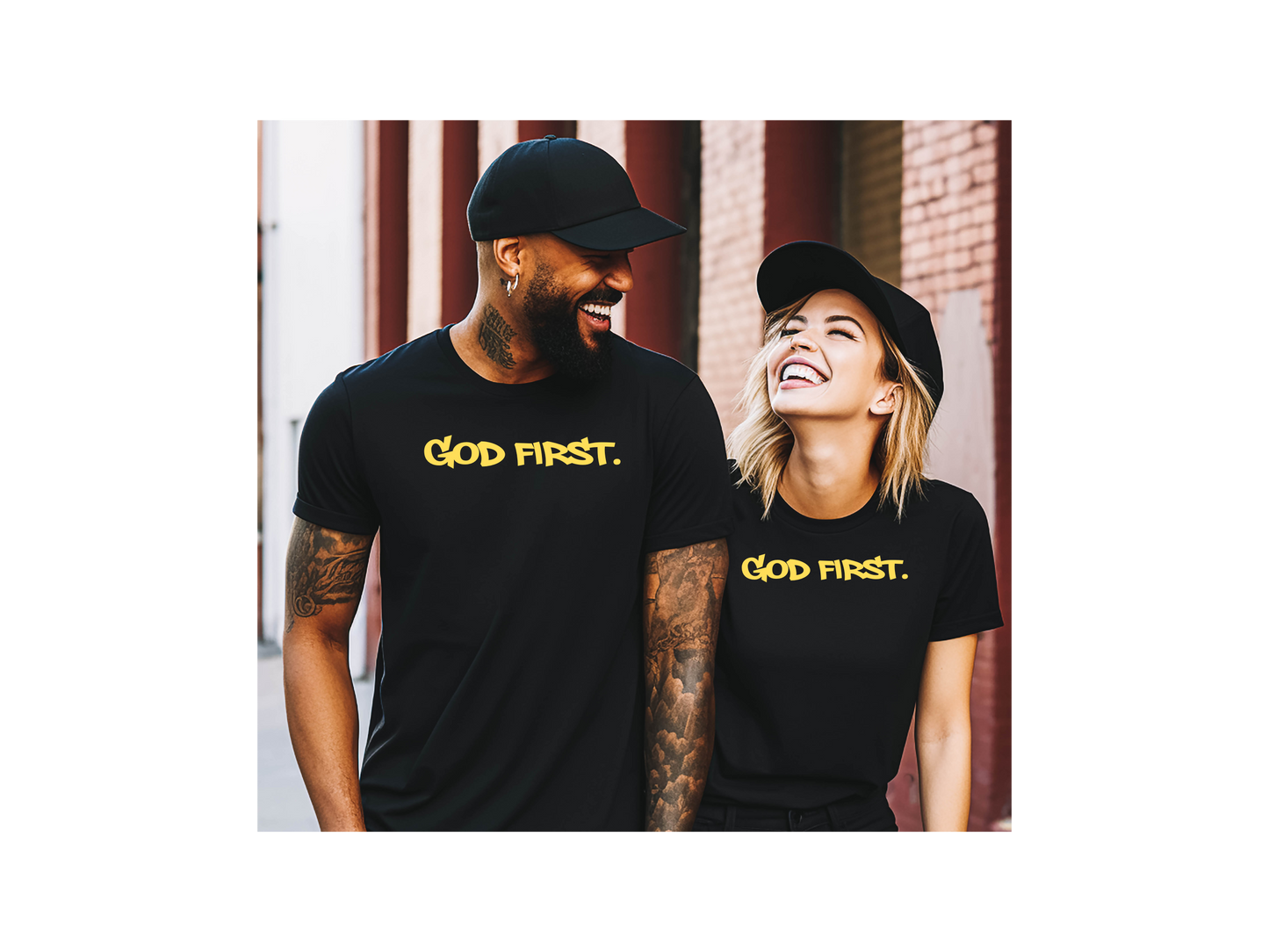 GOD FIRST ADULT T-SHIRT