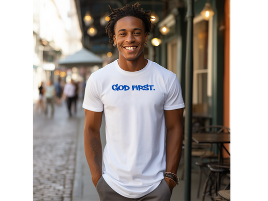 GOD FIRST ADULT T-SHIRT